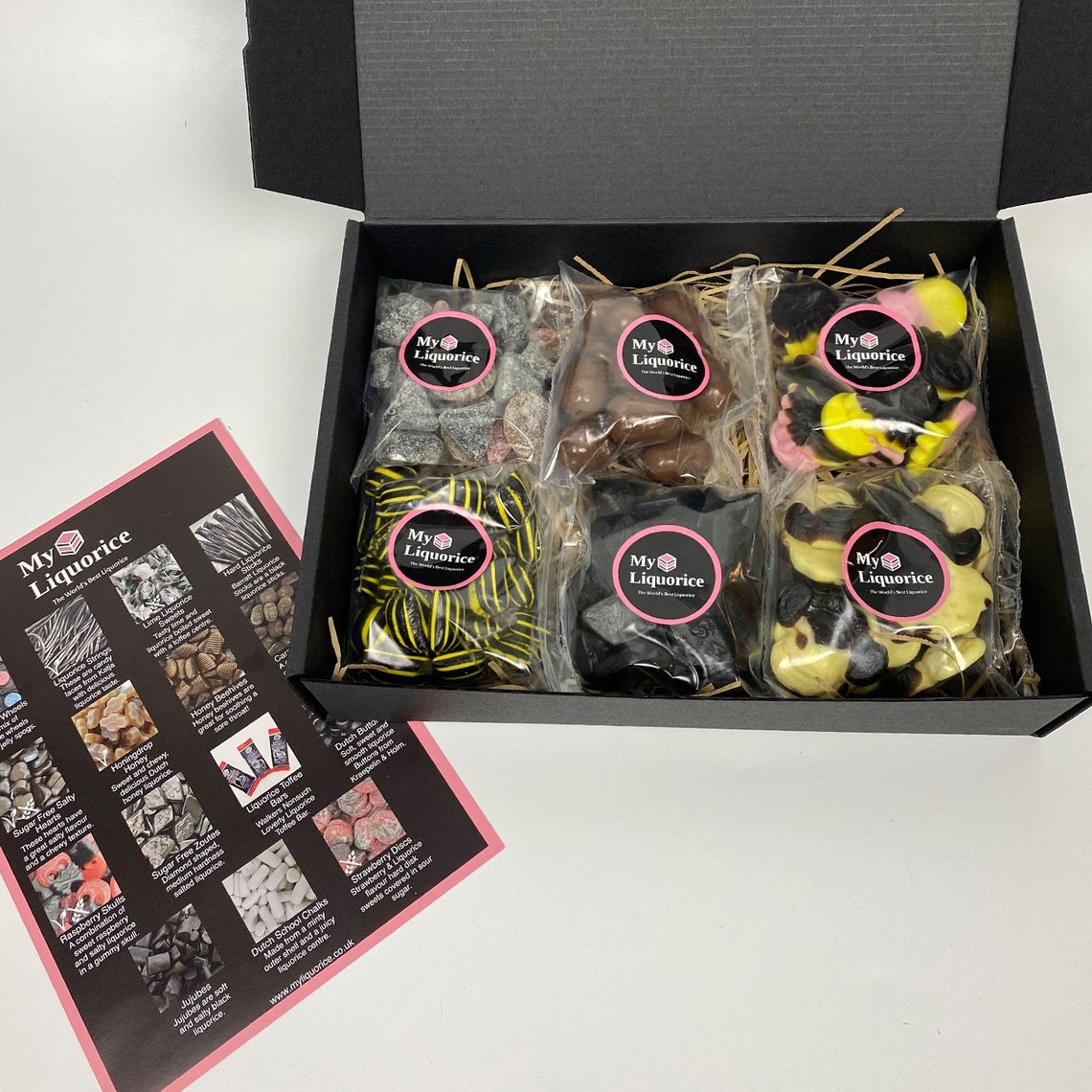 Assorted Liquorice Variety Gift Box W 6 Types of Liquorice Etsy