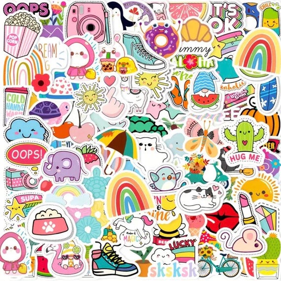 50x Vinyl-Aufkleber Garn & Stricken Motive - Wasserdichte DIY-Sticker Für Handyhülle & Laptop