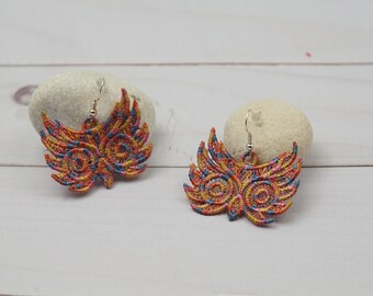 boucles d'oreilles chouette