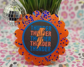 OKC Oklahoma City Thunder Car Freshie