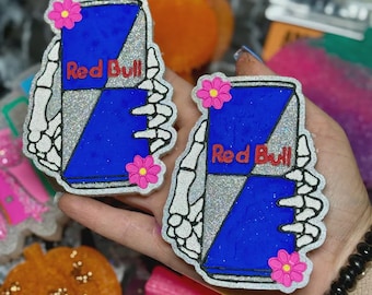 Redbull Skeleton Hands Car Freshie