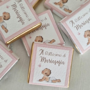 Cioccolatini personalizzati/ cioccolatini personalizzabili/ cioccolatini personalizzati Battesimo, Cresima, Comunione, compleanno