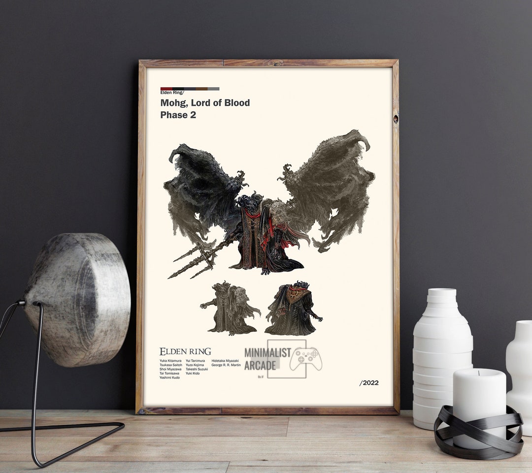 Mohg, Lord of Blood Phase 2 Elden Ring Minimal Poster - Etsy