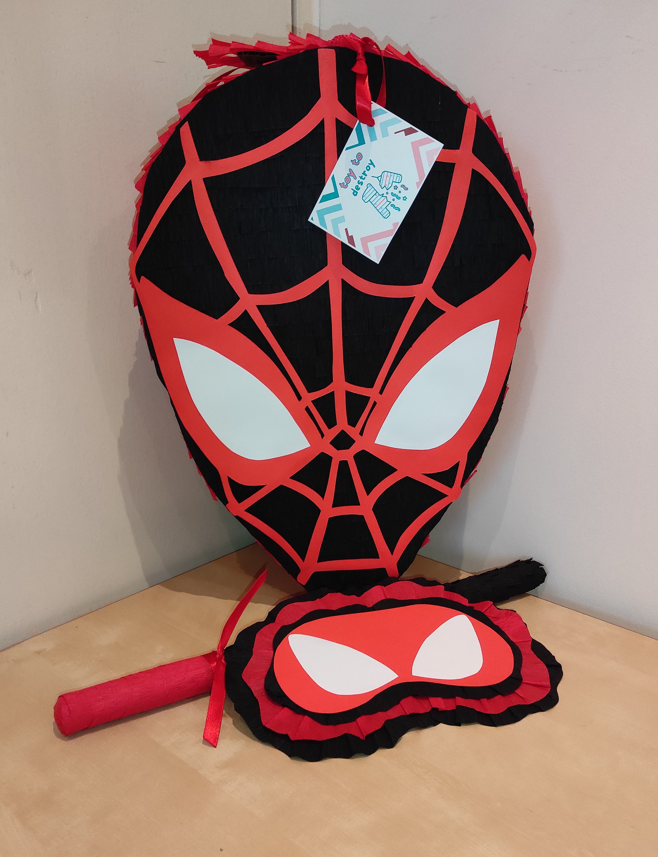 Spiderman Pinata Piniata Superhero Pinianta Spider-man - Etsy