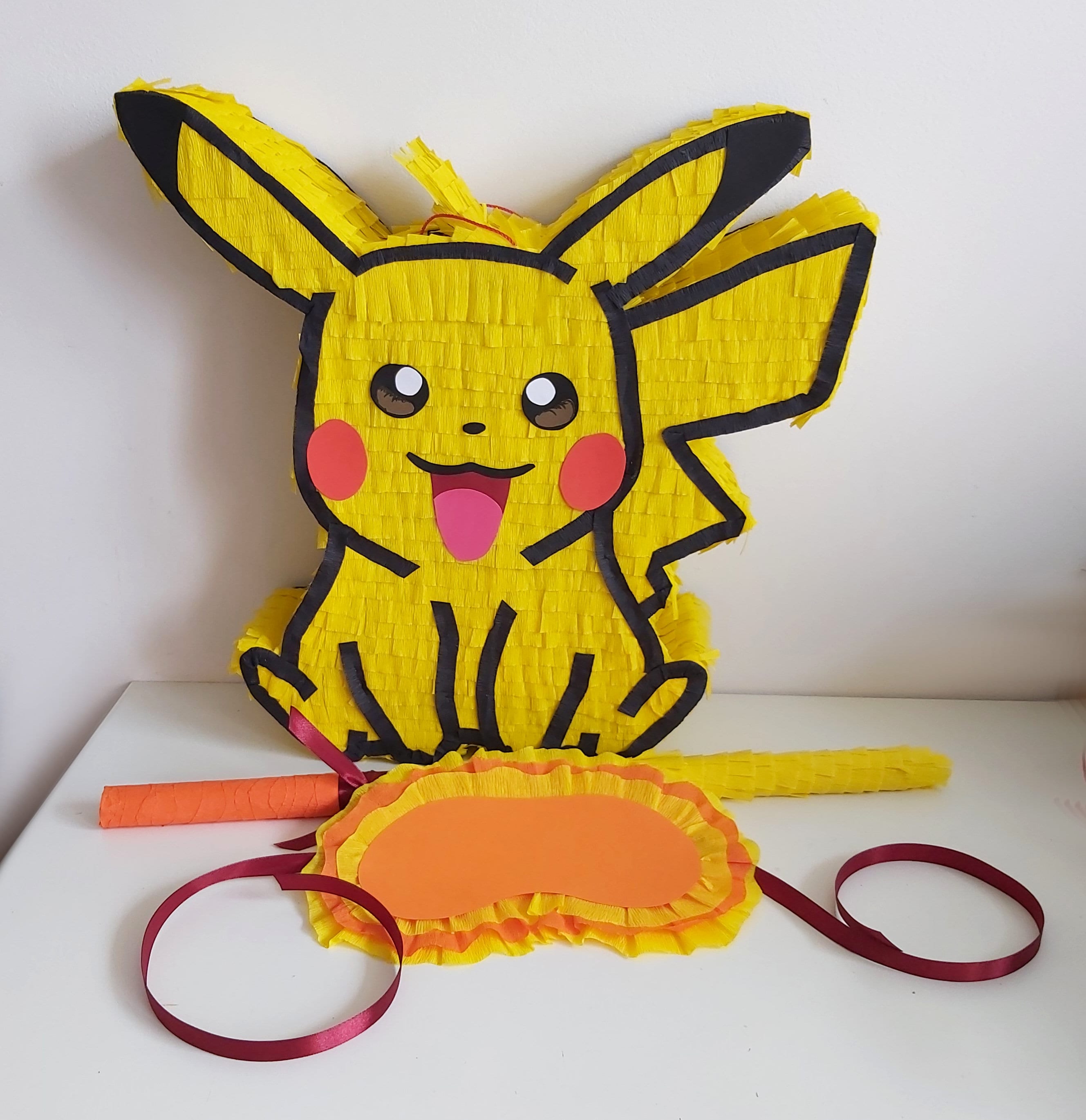Piñata Pokemon Número A Elegir 80 Cm Fiesta Decoración