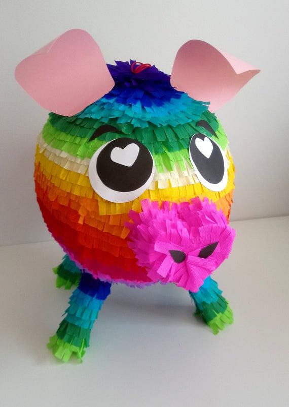 Green Rainbow Friends Full Body Pinata Hand Crafted-Made To Order