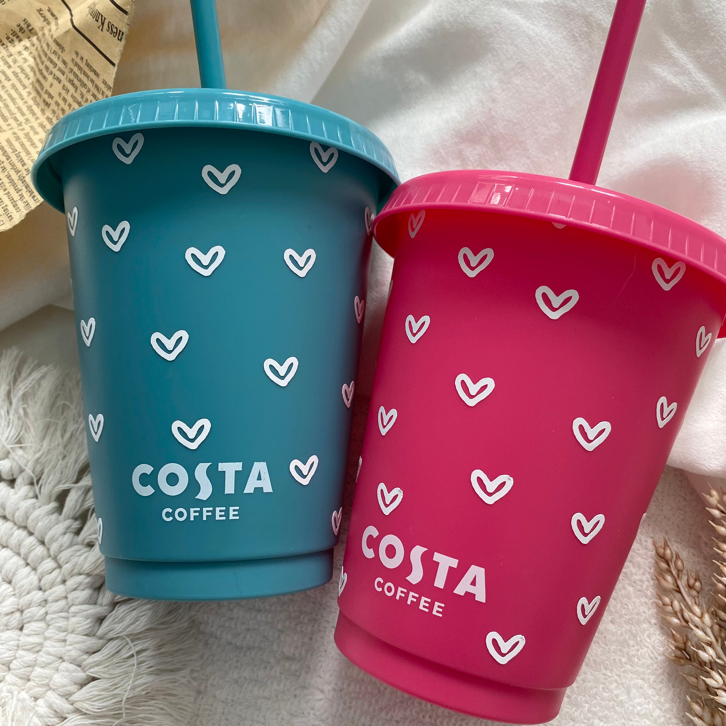 costa reusable cup 2021 pink