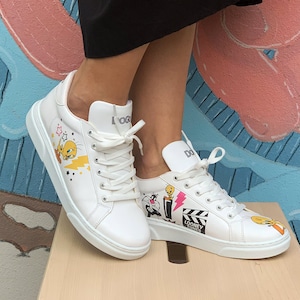 Tweety Bird Sneakers Etsy Canada