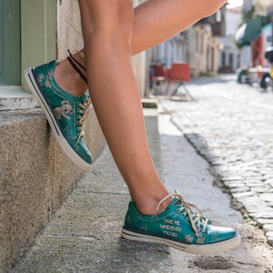 Zapatillas color turquesa top