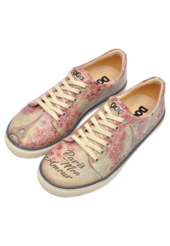 DOGO Sneakers personalizzate Scarpe da sposa con tacco basso