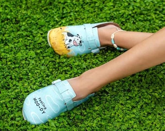 DOGO, Clogs for Women, Women Mules, Vegan Leather Mules, Summer Shoes, Comfortable Clogs, Handmade Shoes, Custom Shoes, Feeling Moody Desing