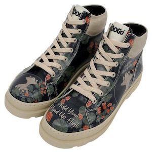 DOGO, Women Ankle Boot, Hold Your Head Up High Design, Lace Up Boot, Leather Boot, Custom Shoes, Women Lace Up Boot, Handmade Shoes,