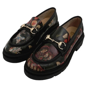 Women Vegan Leather Black Loafers - Pure Reflection Design