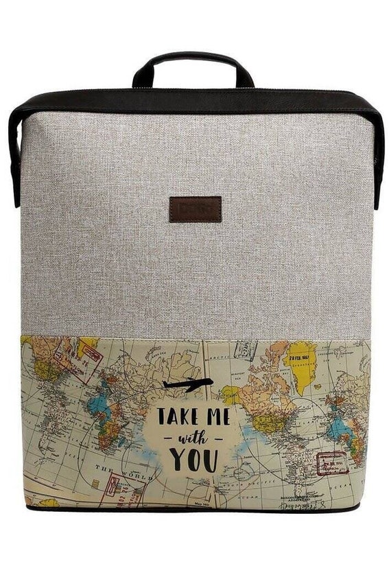 DOGO License Plate Backpack NEW Vegan Sustainable US Colombia Panama Roma Dogo Bags, Handbags & Purses for Women on Sale up to 90% Off  main image 3