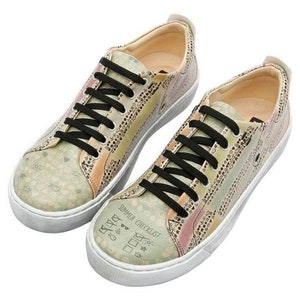 DOGO, Sneaky, Summer Checklist Design, Women Sneakers, Custom Sneakers, Vegan Leather Shoes, Casual Shoes, Lace Up, Handmade Shoes