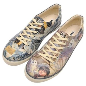 Harry Potter Vegan Sneakers, DOGO Handmade Men's Shoes image 1
