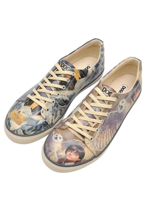 Harry Potter Vegan Sneakers, DOGO Handmade Men's Shoes