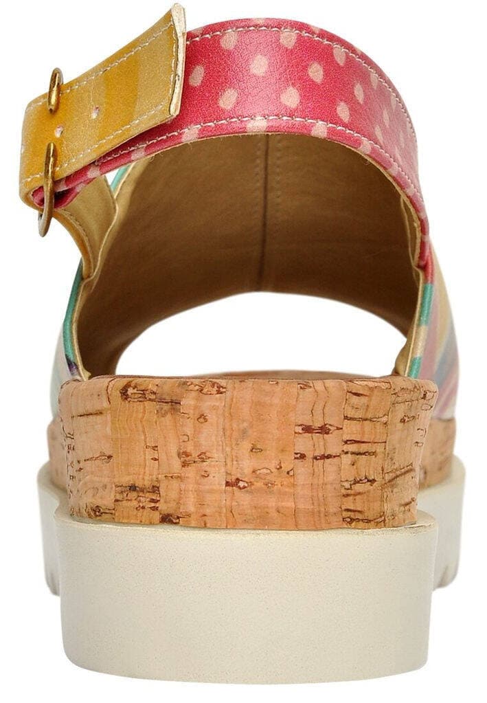 DOGO, Akita Ugly Bird Design, Sandalias De Cuña De Mujer, Zapatos