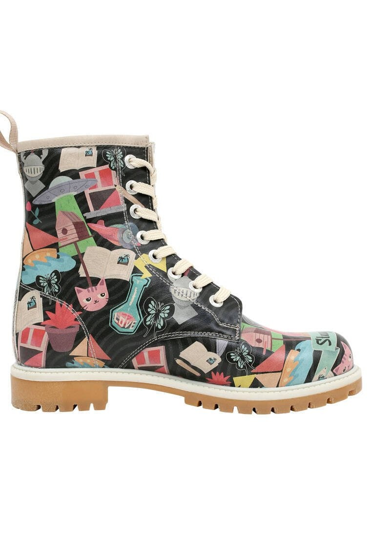 DOGO botas largas Stay Weird zapatos impresos personalizados