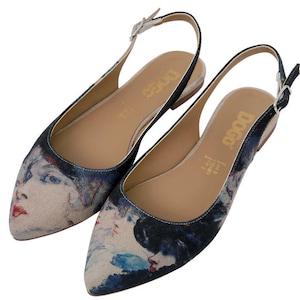 DOGO, Glam Flat Shoes, Ladies Design, Suede Women Babette, Ballerina Shoes, Summer Shoes, Custom Shoes, Vegan, Handmade