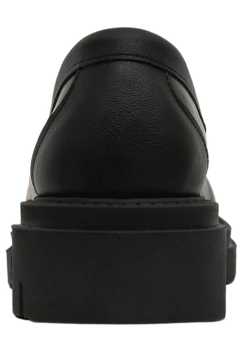 Women Vegan Leather Black Loafers - Pure Reflection Design image 9