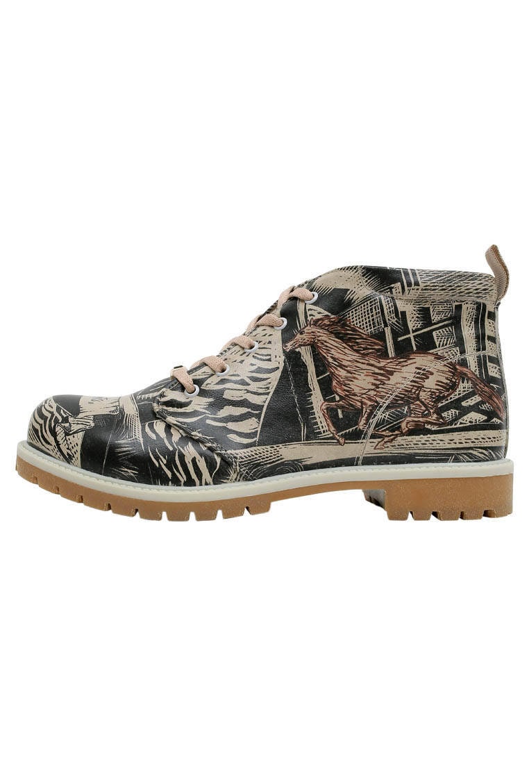 DOGO Stivaletti Corti Uomo In Pelle Vegana Beige - Moda Sostenibile E Resistente