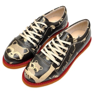 Dogo, Women Oxford, Climb With Me Design, Women Flat Shoes, Vegan Leather Shoes, Women Lace Up Shoes, Printed Shoes, Custom Shoes,