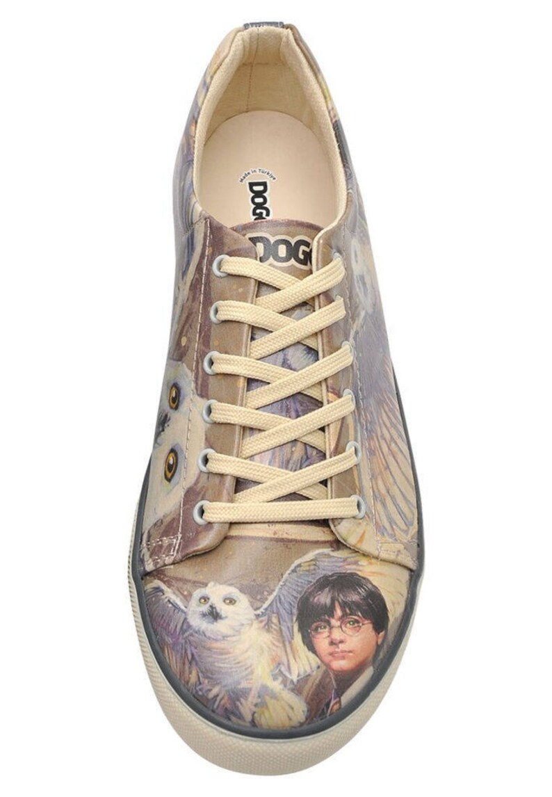 Harry Potter Vegan Sneakers, DOGO Handmade Men's Shoes image 5