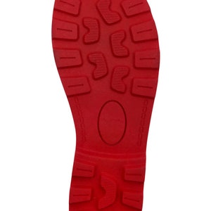 DOGO, Gisele La Vie Parisienne, Custom Printed, Vegan, Handmade, Chunky Heel, Red Sole Shoes image 8