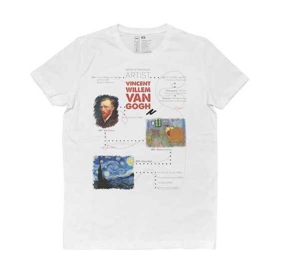 DOGO, Vincent Van Gogh, Comfort Colors Tshirt, Custom Tshirt - Etsy