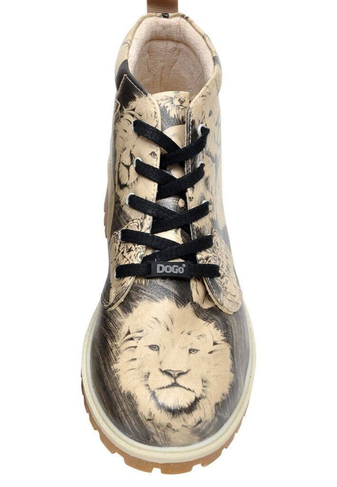 DOGO Mens Boots Custom Shoes Men Lion Figured Vegan Etsy