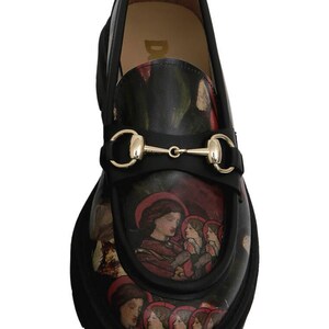 Women Vegan Leather Black Loafers - Pure Reflection Design image 8