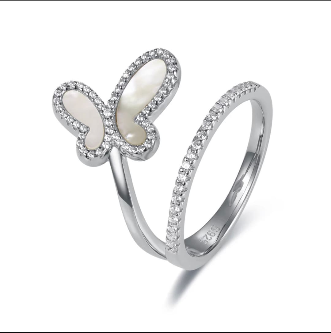 Statements Butterfly Ring Etsy