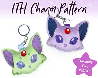 ITH Embroidery Pattern- Espeon Charms