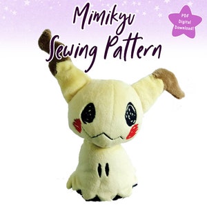 PDF Sewing Pattern- Mimikyu Plush ADVANCED