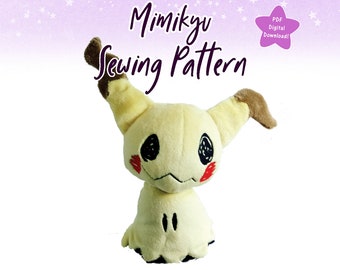 PDF Sewing Pattern- Mimikyu Plush ADVANCED