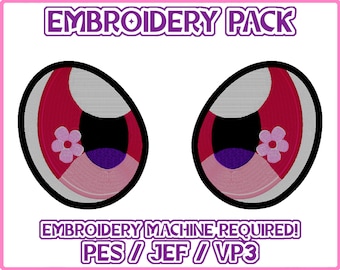 Embroidery Eyes Pack- Spring Kitty Eyes