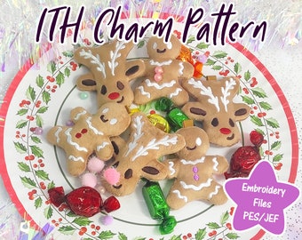 ITH Embroidery Pattern- Gingerbread Charm Pack