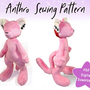 PDF Sewing Pattern- Anthro Base Plush