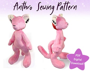 PDF Sewing Pattern- Anthro Base Plush