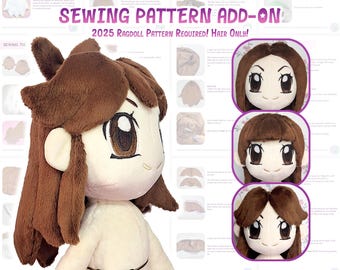 PDF Add-On Plush Ragdoll Hair Pack
