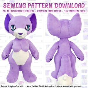 NEW PDF Tall Plush Anthro Sewing Pattern ADVANCED