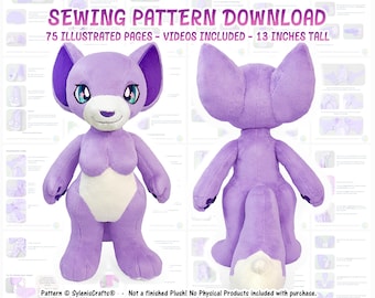 NEW PDF Tall Plush Anthro Sewing Pattern ADVANCED