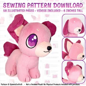 NEW PDF Sewing Pattern- Chibi Puppy Base Plush