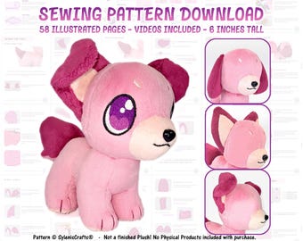 PDF Sewing Pattern- Chibi Puppy Base Plush 2024