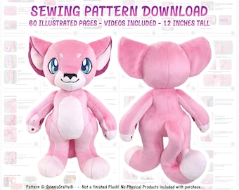 NEW PDF Plush Base Anthro Sewing Pattern ADVANCED