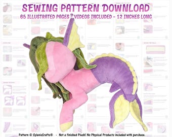 NEW PDF Plush Kelpie Sewing Pattern