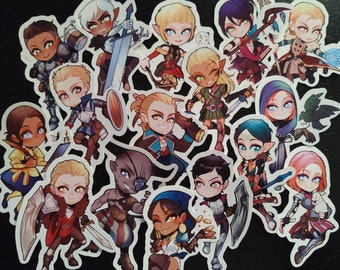 Dragon Age vinyl stickers