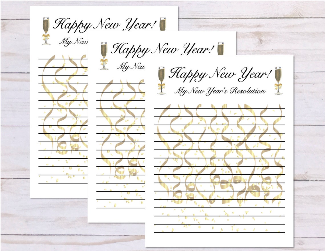 Set of 4 Happy New Year Games, Word Search, Word Scramble, Anagram, My ...