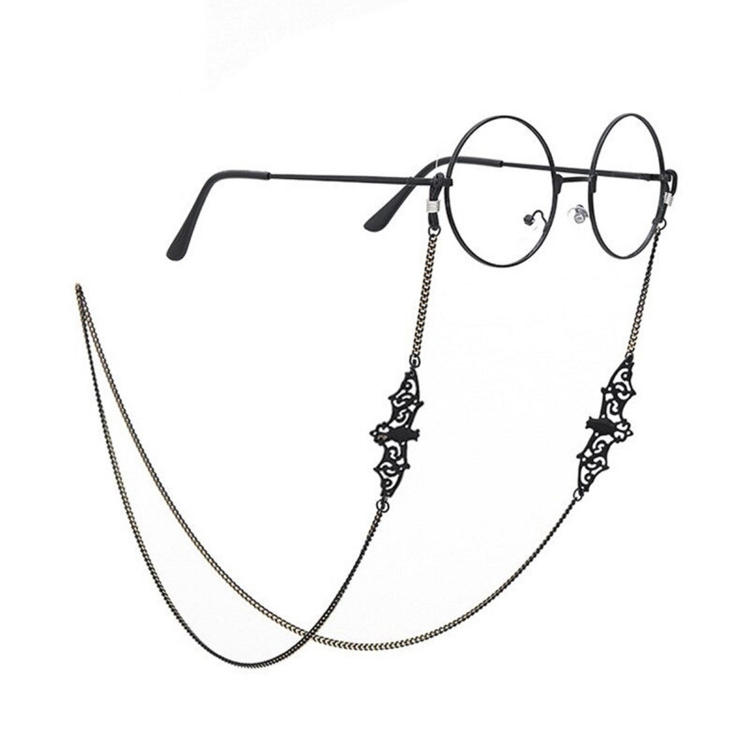 Glasses chain - Eyeglass Chain - Sunglasses Chain - Accessories for Glasses - Mask Chain - Beaded Glasses Cord Silver - Eyeglasses Chain